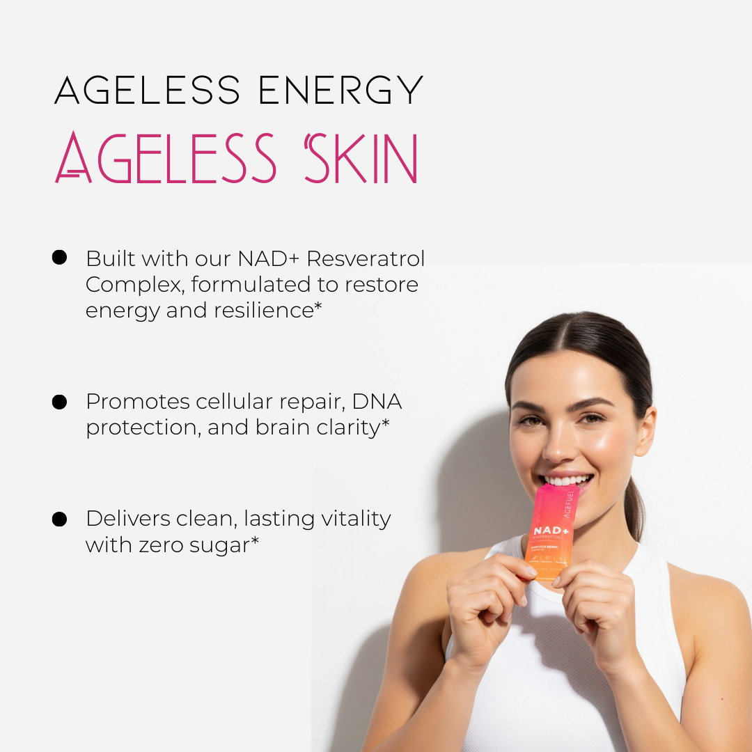 AgeFuel™ Complex NAD+ Anti-Aging Energy Sachets