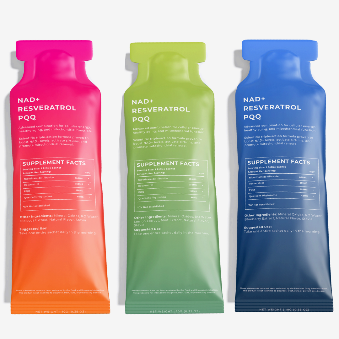 AgeFuel™ Complex NAD+ Anti-Aging Energy Sachets