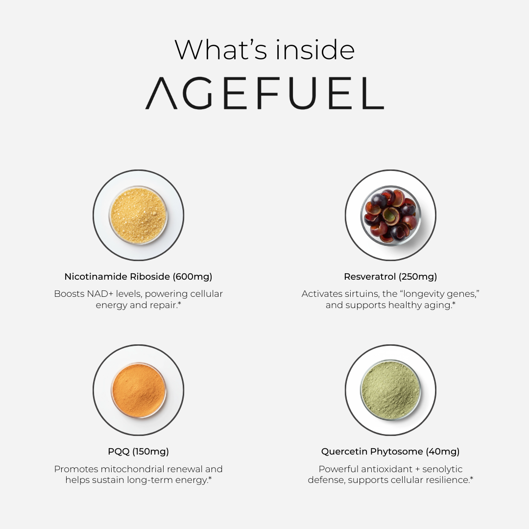 AgeFuel™ Complex NAD+ Anti-Aging Energy Sachets