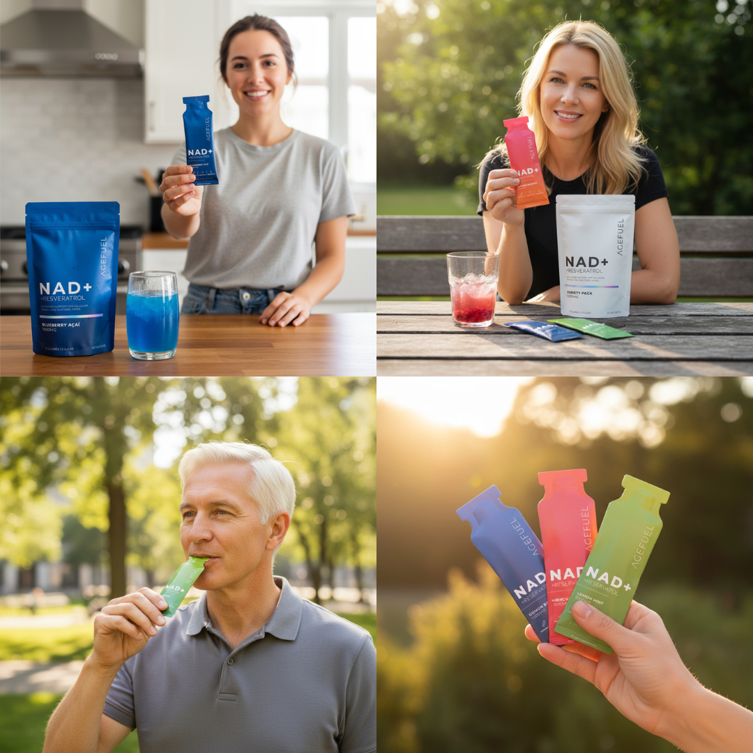 AgeFuel™ Complex NAD+ Anti-Aging Energy Sachets